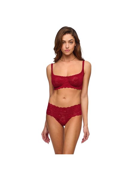 CosaBella Dames String Never Say Never Comfie Sindoor Red