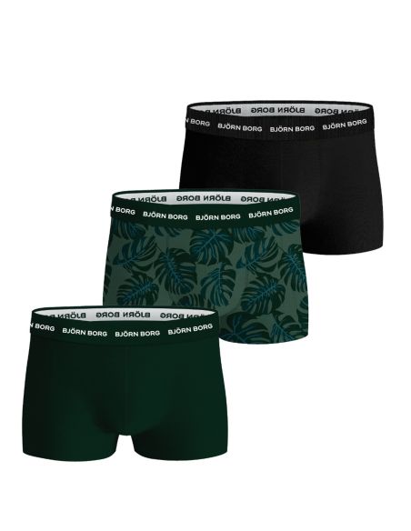 Bjorn Borg Heren Trunk Shorts Cotton Stretch 3pack MP003