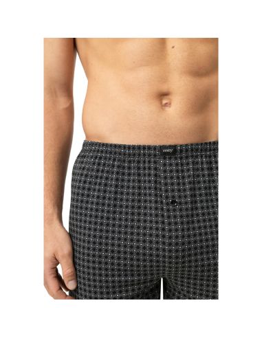 MEY Heren Boxershort Round Grid2120300