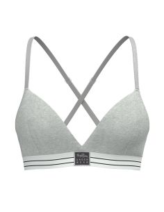 Bjorn Borg Dames Triangle BH 1Pack CORE ORIGINAL Grijs ME005