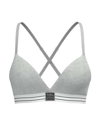 Bjorn Borg Dames Triangle BH 1Pack CORE ORIGINAL Grijs ME005