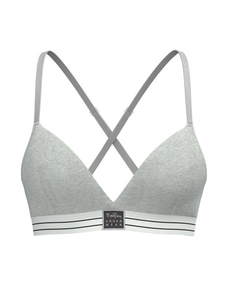 Bjorn Borg Dames Triangle BH 1Pack CORE ORIGINAL Grijs ME005