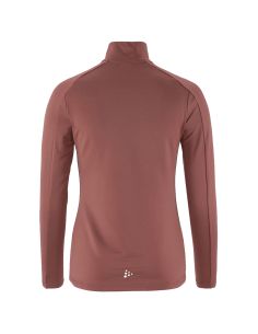 Craft Dames Thermo Fleece Shirt CORE Gain Midlayer Rose Brown 2