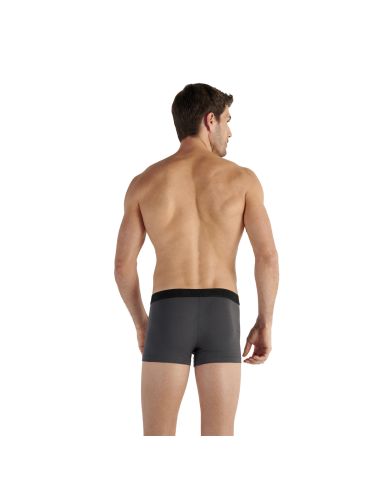 HOM H01 Boxer Briefs 2Pack Boxerlines 2 Zwart Grijs D005