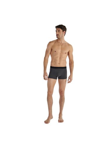 HOM H01 Boxer Briefs 2Pack Boxerlines 2 Zwart Grijs D005