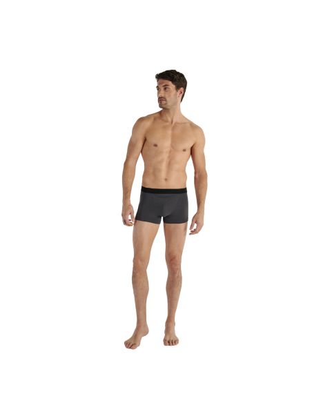 HOM H01 Boxer Briefs 2Pack Boxerlines 2 Zwart Grijs D005