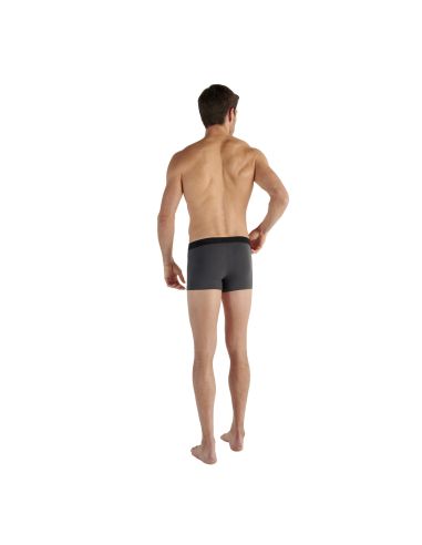 HOM H01 Boxer Briefs 2Pack Boxerlines 2 Zwart Grijs D005