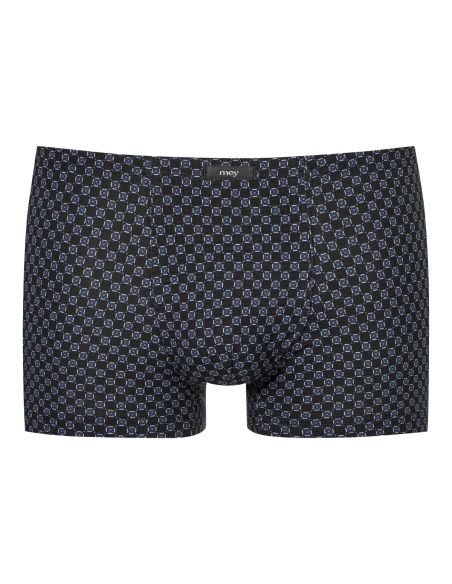 MEY Heren Shorty White Squares Lava Grey 2120280