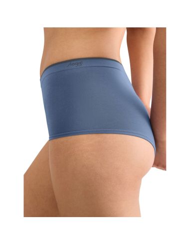 Sloggi GO Sense Highwaist Maxi 2Pack Blauw M007
