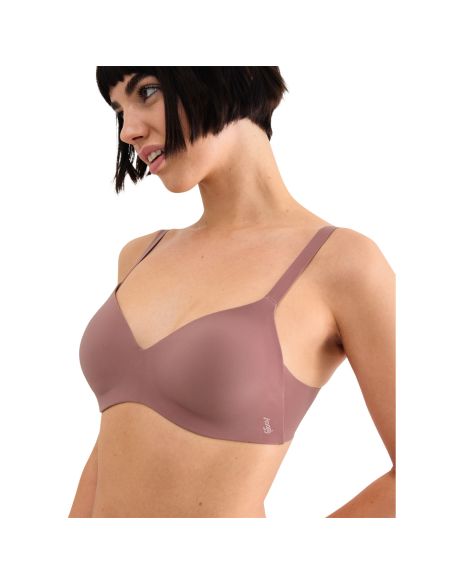 Sloggi Zero Feel 2.0 Push-up BH Top THE UP Cacao