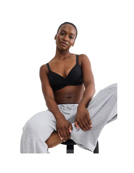 Sloggi Zero Feel 2.0 Push-up BH Top THE UP Zwart