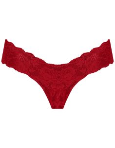 CosaBella Dames String Never Say Never Cutie LowRise Sindoor Red