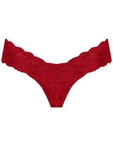 CosaBella Dames String Never Say Never Cutie LowRise Sindoor Red