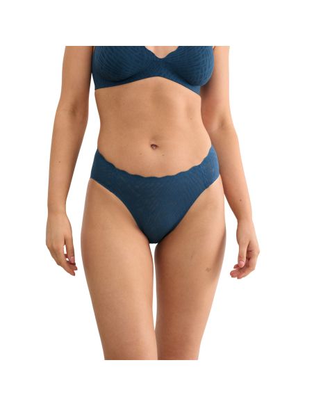 Sloggi Zero Feel Bliss High Leg Smokey Blue
