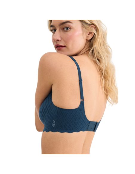 Sloggi Zero Feel Bliss Soft Bra Smokey Blue