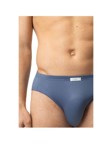 MEY Heren Jazz Pants Curved Lines Yacht Blue
