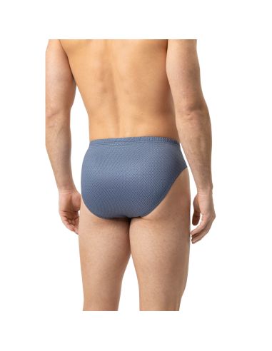 MEY Heren Jazz Pants Curved Lines Yacht Blue