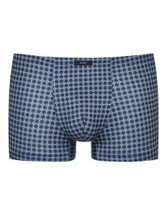 MEY Heren Shorty Floral Grid Alaskan Blue
