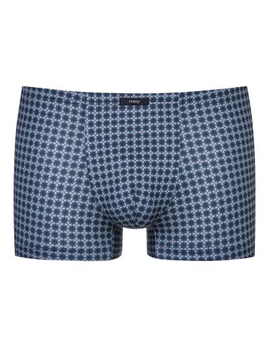 MEY Heren Shorty Floral Grid Alaskan Blue