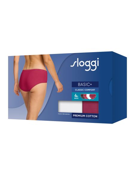 Sloggi Basic Midi Slip 4 pack C4P 0033 3+1 gratis