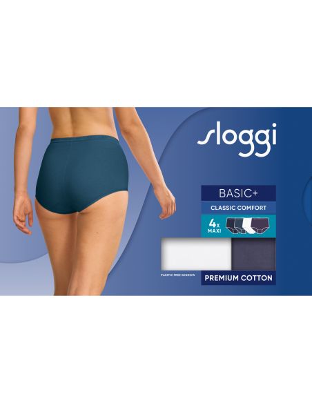 Sloggi Basic Maxi Slip 4 pack C4P PW01 3+1 gratis