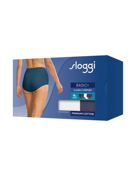 Sloggi Basic Maxi Slip 4 pack C4P PW01 3+1 gratis