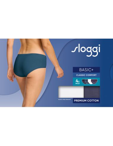 Sloggi Basic Midi Slip 4 pack C4P PW01 3+1 gratis