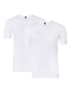 Alan Red V-Shirt West Virginia 2Pack Wit