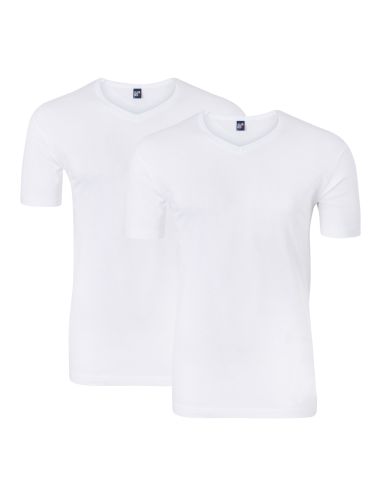 Alan Red V-Shirt West Virginia 2Pack Wit