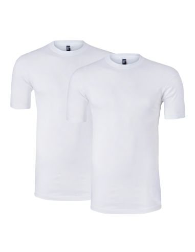 Alan Red Virginia T-Shirt 2-pack Wit