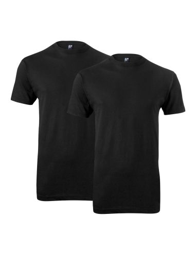 Alan Red Virginia T-Shirt 2-pack zwart