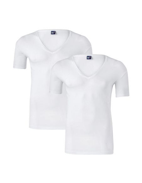copy ofAlan Red Oklahoma V-shirt 2-pack wit