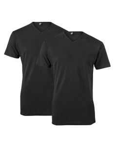 Alan Red Vermont Long T-shirt 2-pack zwart