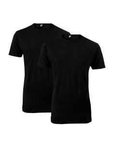 Alan Red Derby Long T-shirt 2-pack zwart