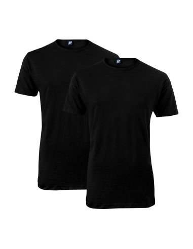 Alan Red Derby Long T-shirt 2-pack zwart