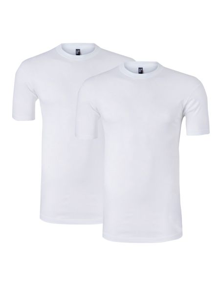 Alan Red Virginia Long T-shirt 2-pack wit