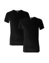 Alan Red Dean T Shirt Diepe V hals 2pack Zwart