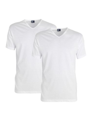 Alan Red Vermont T-shirt 2-pack wit