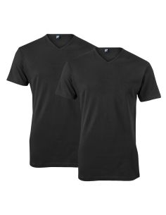 Alan Red Vermont T-shirt 2-pack zwart