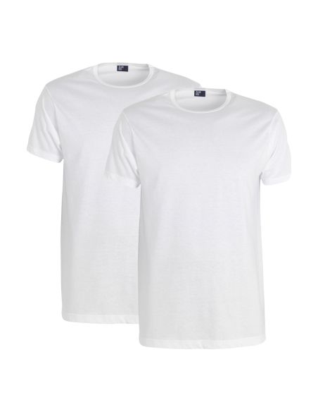 Alan Red Derby T-shirt 2-pack wit