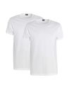 Alan Red Derby T-shirt 2-pack wit