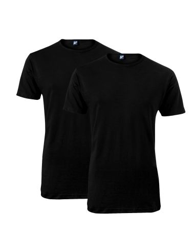 Alan Red Derby T-shirt 2-pack zwart