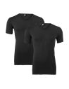 Alan Red Oklahoma V-shirt 2-pack zwart
