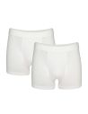 Alan Red Heren Boxershorts Bomber Long Bamboe Wit