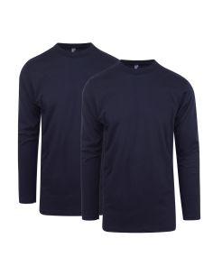 Alan Red Virginia Sleeve Shirt 2Pack Navy