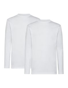 Alan Red Virginia Sleeve Shirt 2Pack Wit