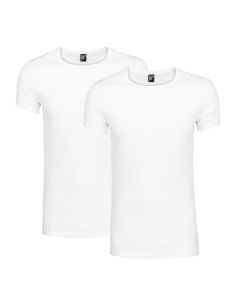 Alan Red James T-shirt 2-pack Wit