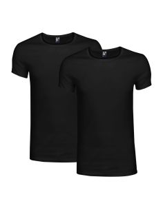 Alan Red James T-shirt 2-pack Zwart