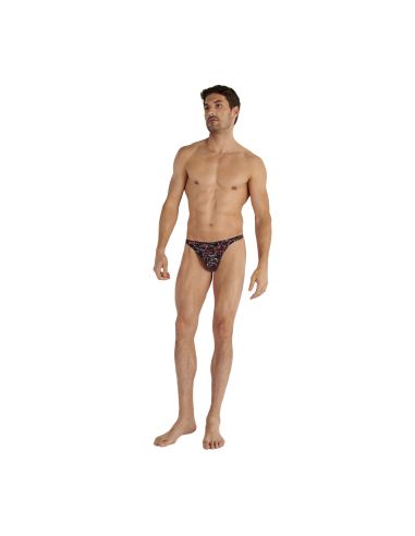 HOM G-String Malcom Black Red