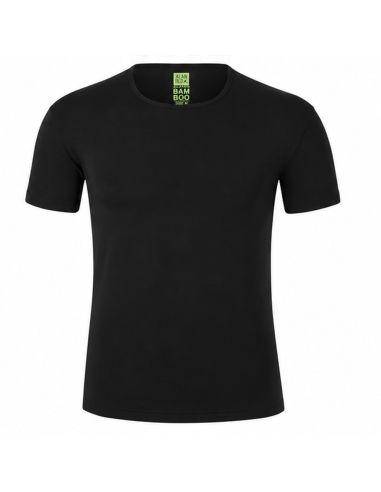 Alan Red Bamboo T Shirt Bilbao Zwart